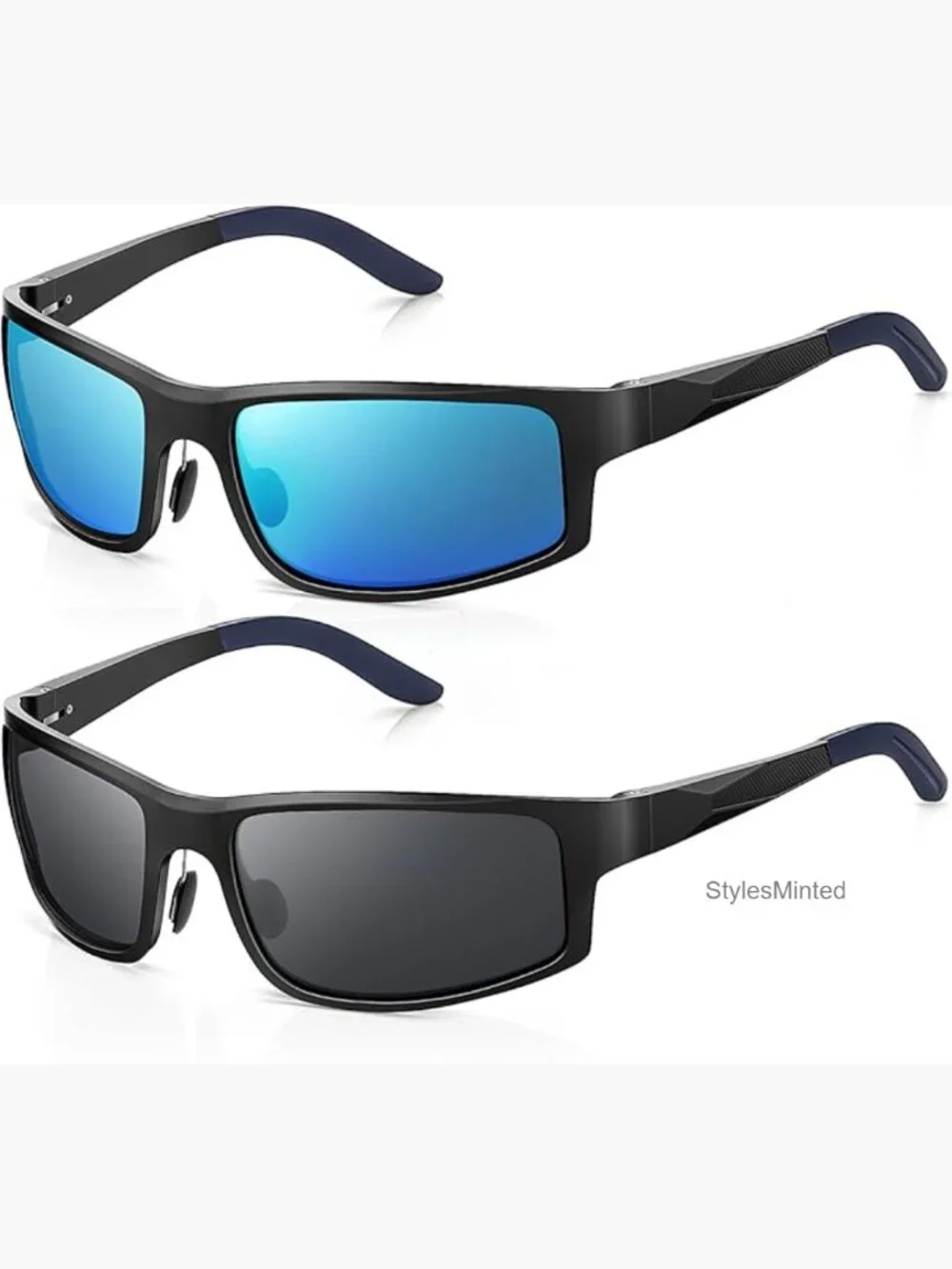 Polarized Sports Sunglasses for Men, Aluminum Frame UV400